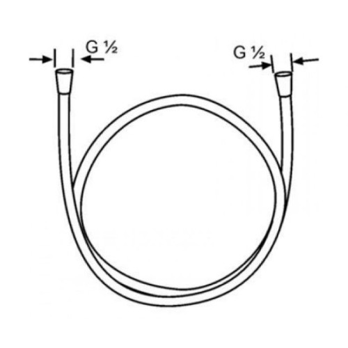 Душевой шланг Kludi LogoFlex,  6105605-00